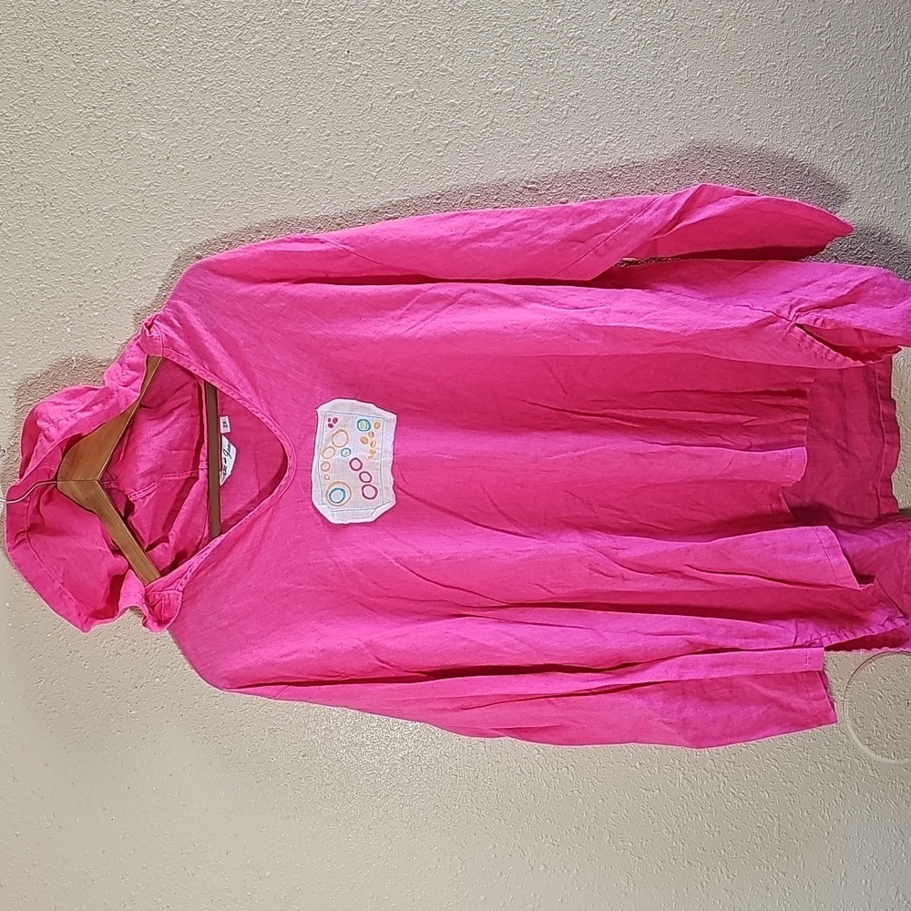 Liz And Jane 100% Linen Hoodie.